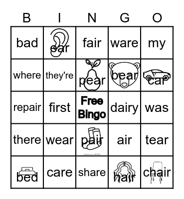 TERM 4 WEEK 2 (2R) Bingo Card
