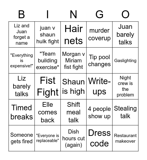 Meeting Bingo-nado Bingo Card