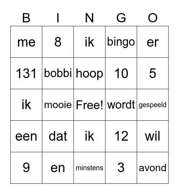 Time stables swingo Bingo Card