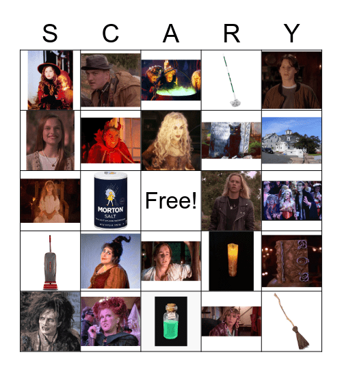 Hocus Pocus Bingo Card