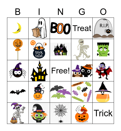 Spooky SCARY Bingo Card