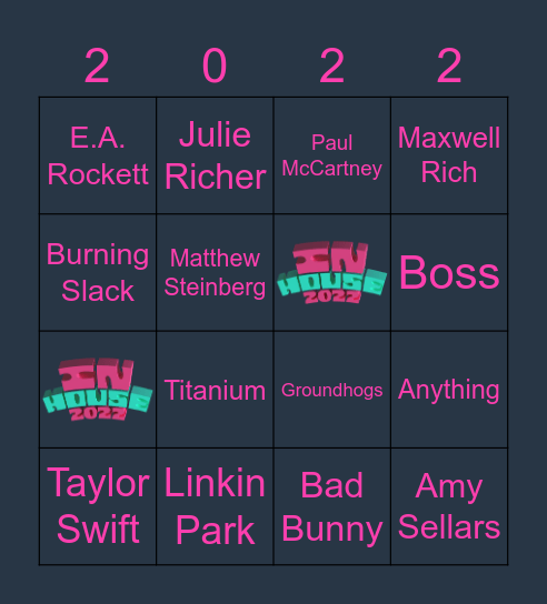 InHouse22 BINGO Card