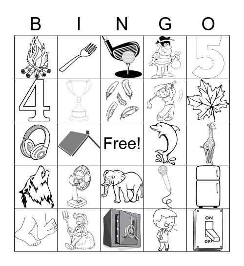 F BINGO Card