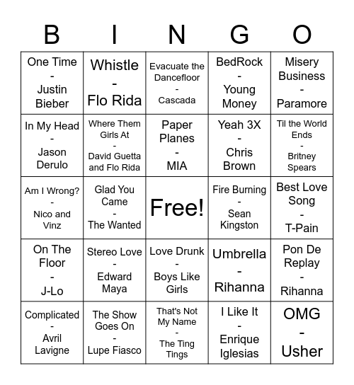 songs-we-forgot-about-bingo-card