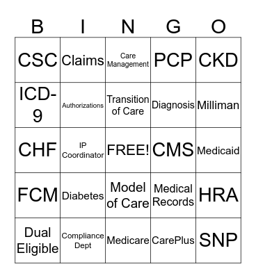 HSO Bingo 012513 Bingo Card