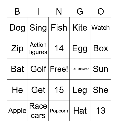 C5 plus lesson 4 book D Bingo Card