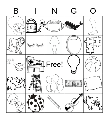 L BINGO Card