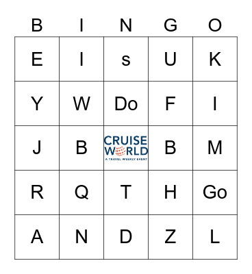 CruiseWorld Bingo Card