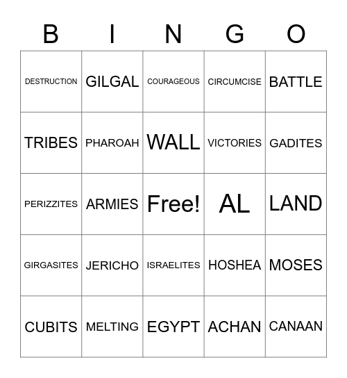 JINGO Bingo Card