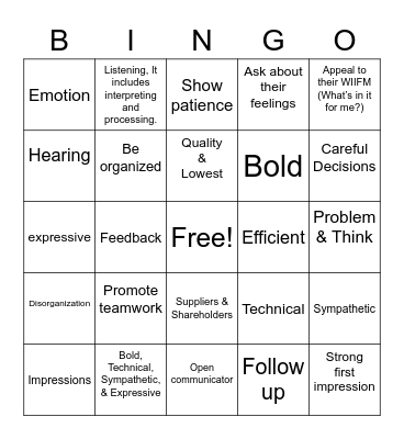Costco Bingo Card