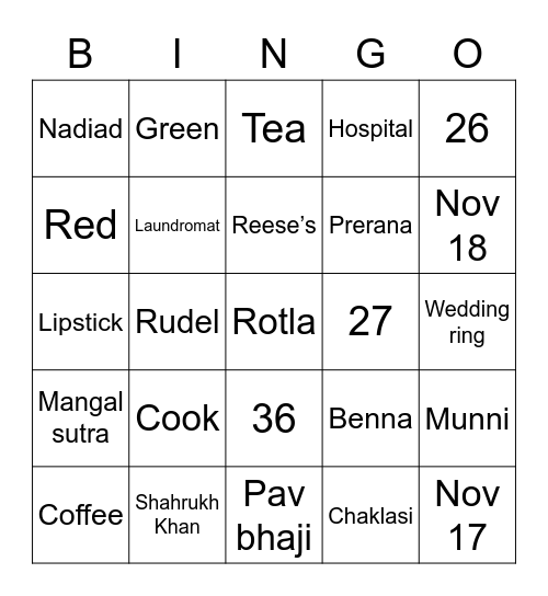 How Well Do You Know the Birthday Girl? Bingo Card
