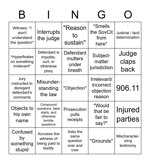 WI vs Brooks Bingo Card