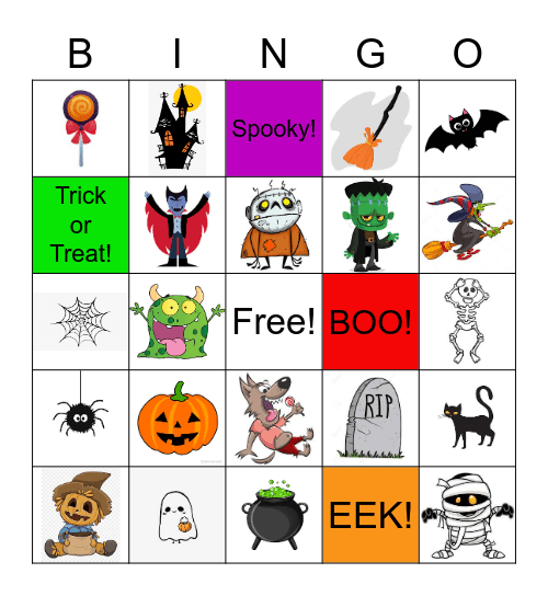 Happy Halloween! Bingo Card