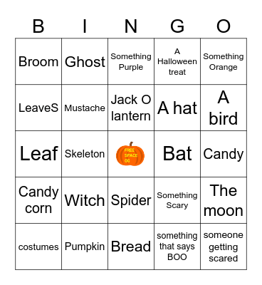 HALLOWEEN BINGO Card