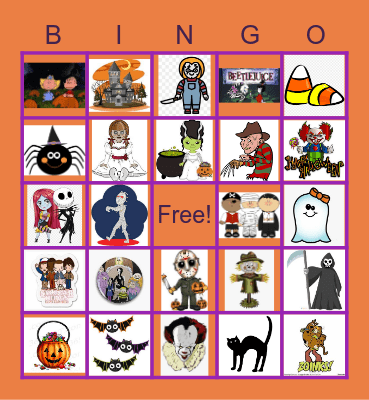 Halloween Bingo Card