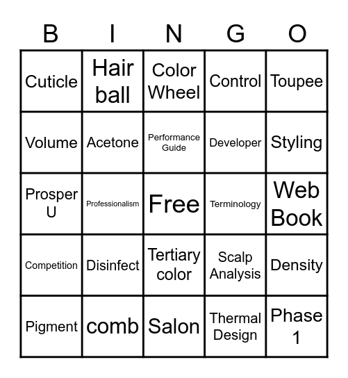 Chapter 1 review Bingo Card