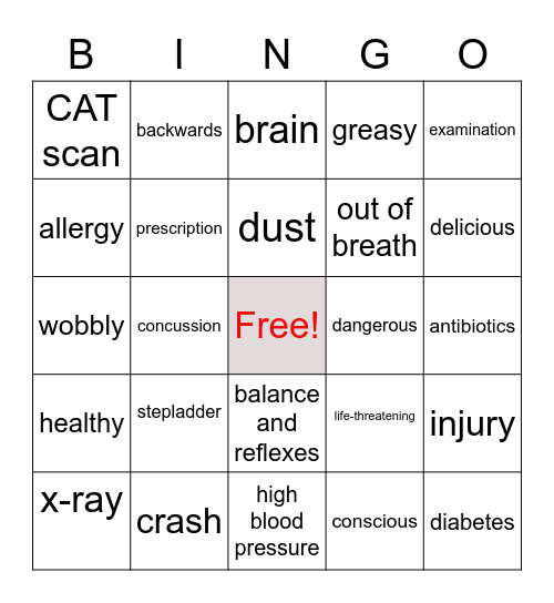 lesson 4 and review Bingo Card
