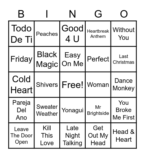 MOL Chemical Tankers Year End Party 2022 Bingo Card