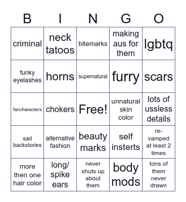 STRACHOWYJEC OCS BINGO Card