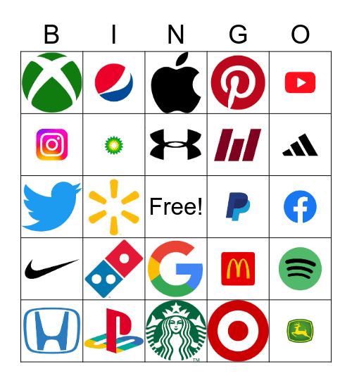 Logo Bingo Card