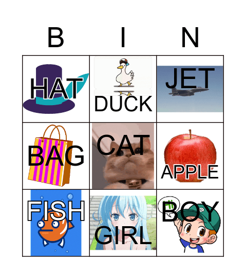 Alphabet  A B C D E F G H I J Bingo Card