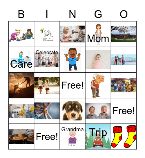 Unit 1 BINGO- Family Bingo Card