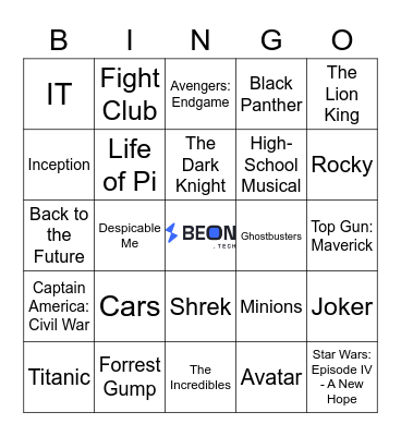 #HalloweenAtBEON Bingo Card