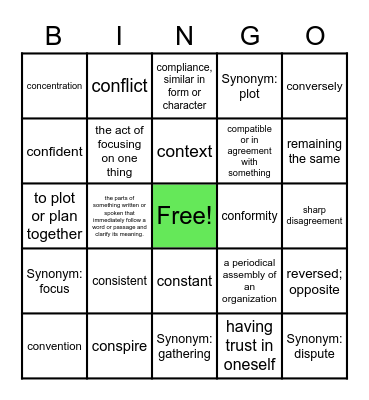 Year 2 Set 1 Bingo Card