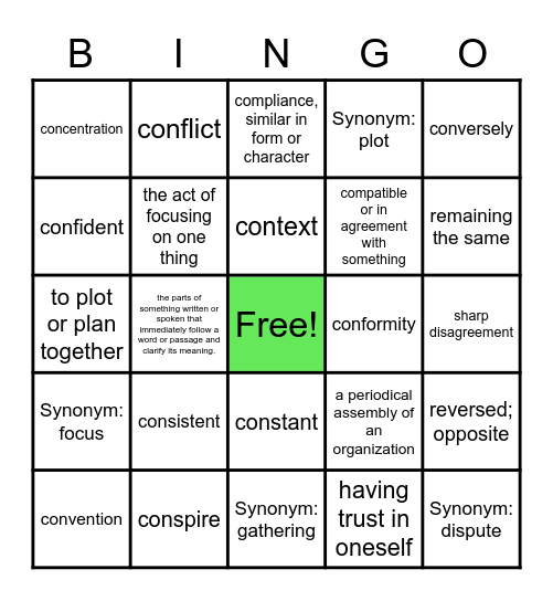 Year 2 Set 1 Bingo Card