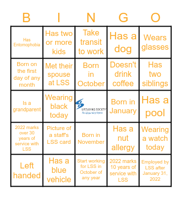 Halloween Bingo Card