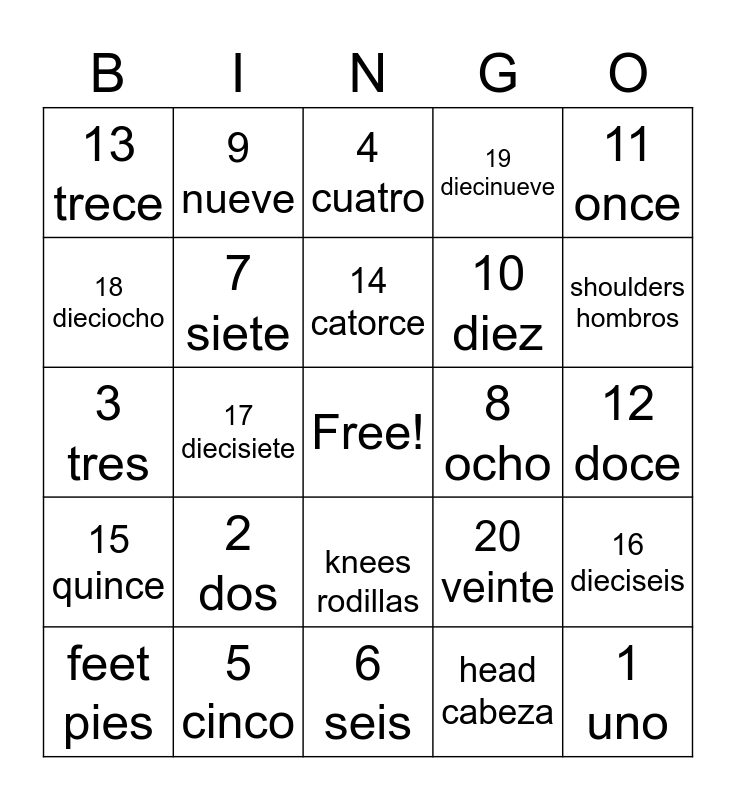 spanish-numbers-1-20-bingo-card