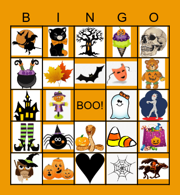 Fall Celebration BINGO Card