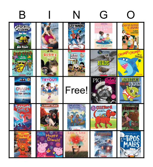 Literacy Bingo Card