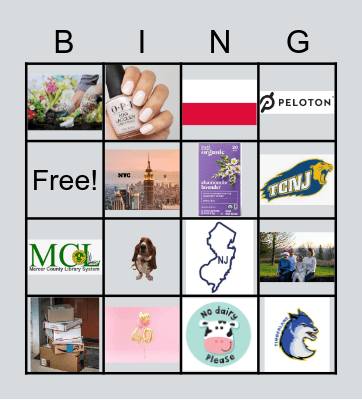 Celebrating 40 days till 40! Bingo Card