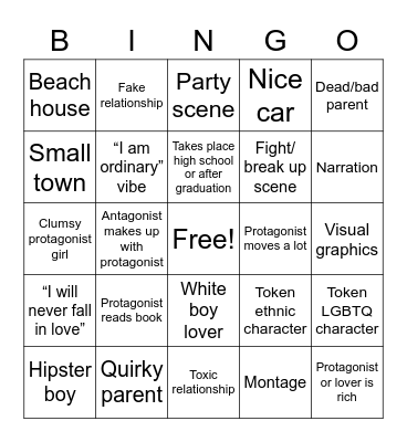 The ultimate cliche bingo Card