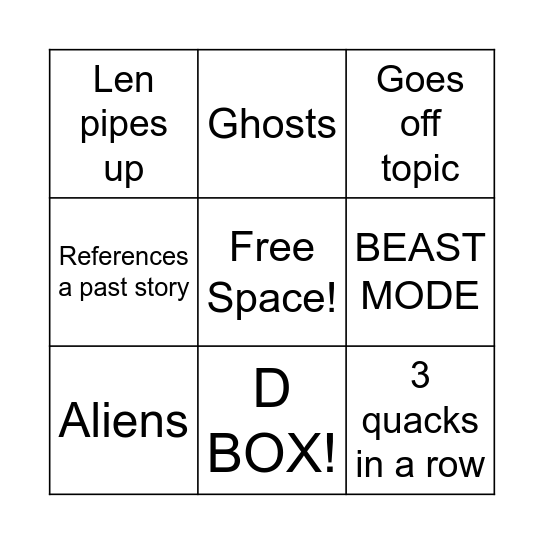 MATH1004 BINGO! Bingo Card