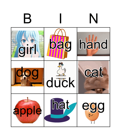 alphabet Bingo Card