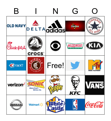 LOGO BINGO! Bingo Card