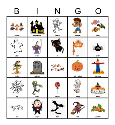HALLOWEEN BINGO Card