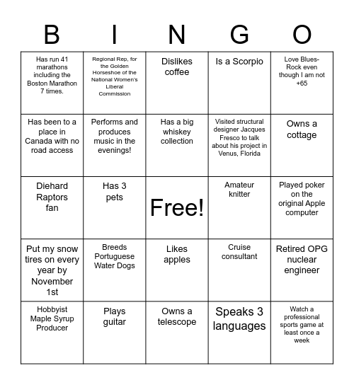 BUILDING THE TEAM Bingo Card