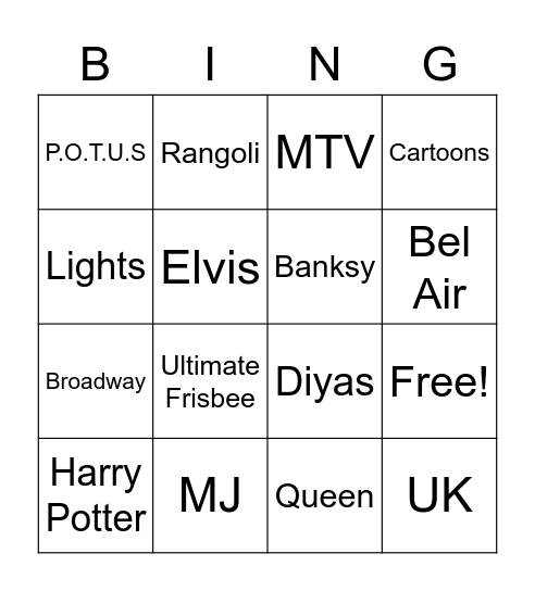 Zee Phataka Bingo Card