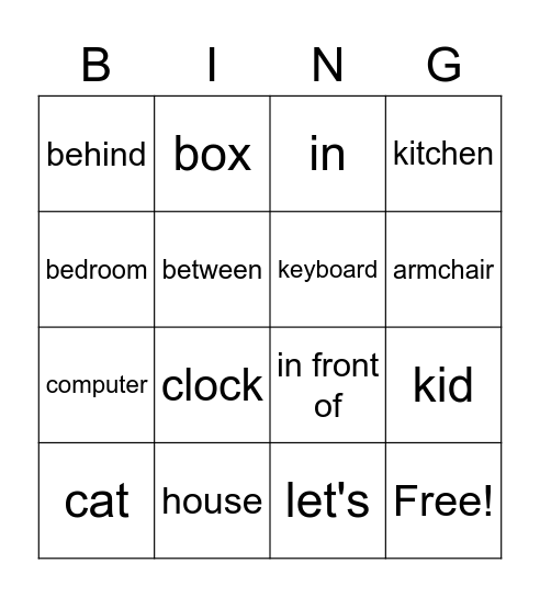 OD1 voc unit 3 Bingo Card