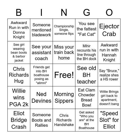 HOCR 20232 Bingo Card