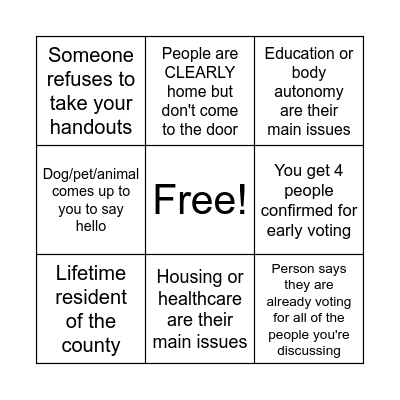 Super Saturday Bingo! Bingo Card