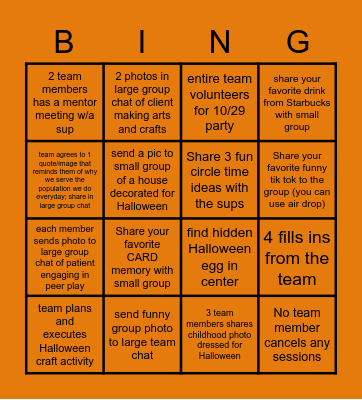 CARD VBE Bingo Card