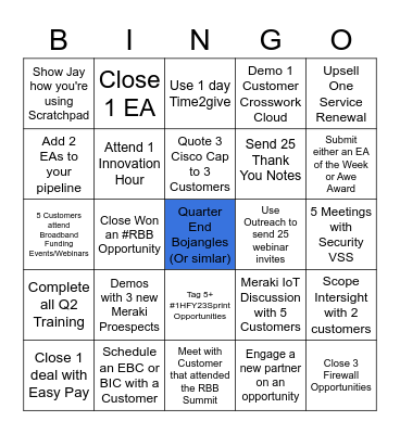 SMID Q2 Bingo Card