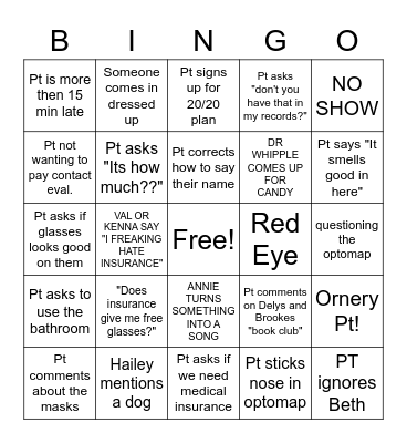 HAPPY HALLOWEEN Bingo Card