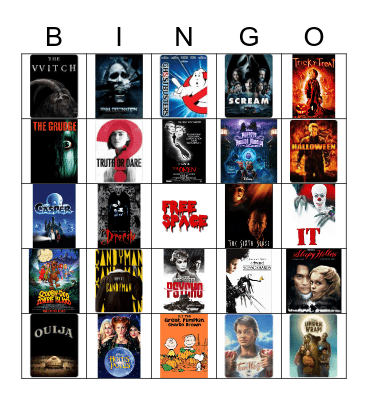 HALLOWEEK BINGO Card