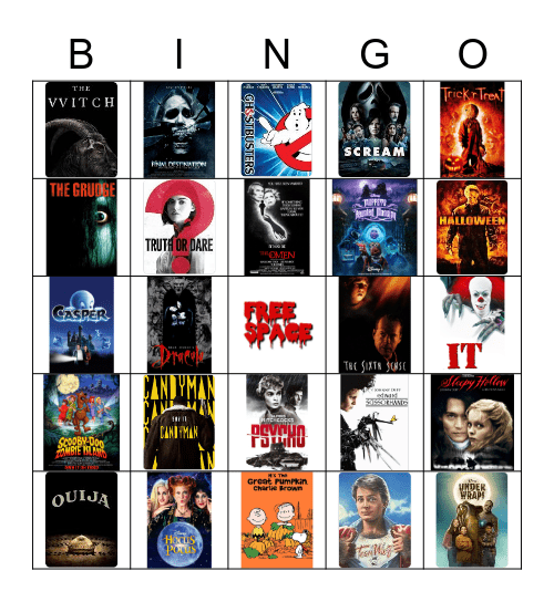 HALLOWEEK BINGO Card
