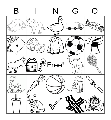 K BINGO Card